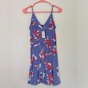 Express XS Floral Purple Sundress